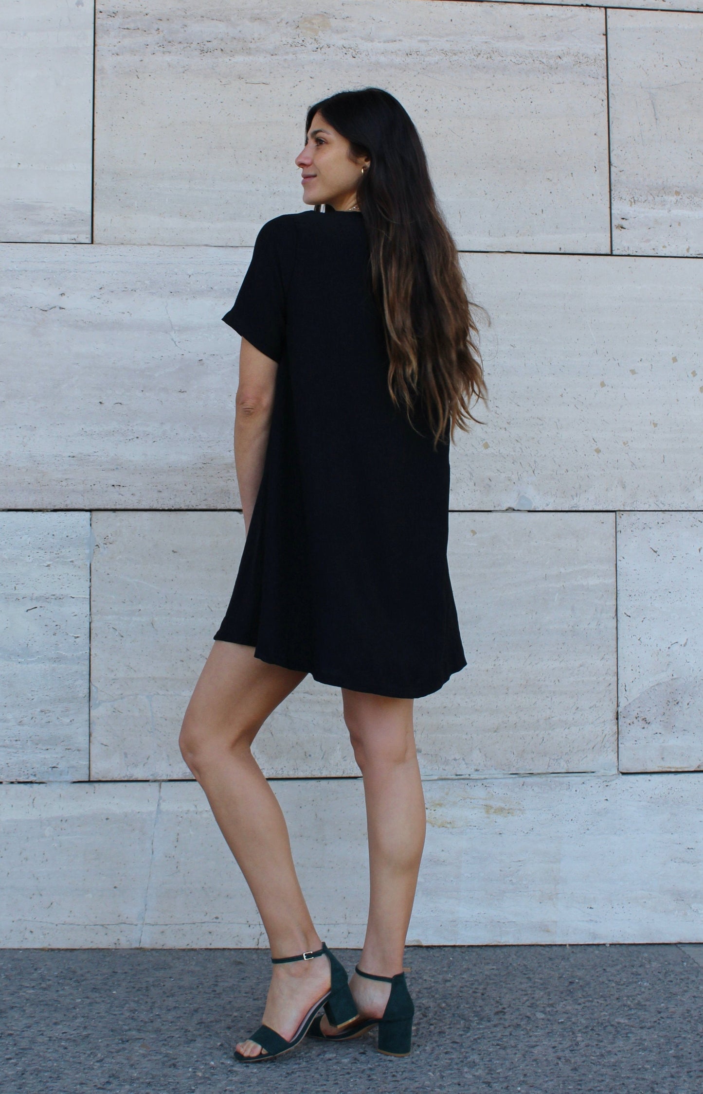 Vestido Begonia Negro