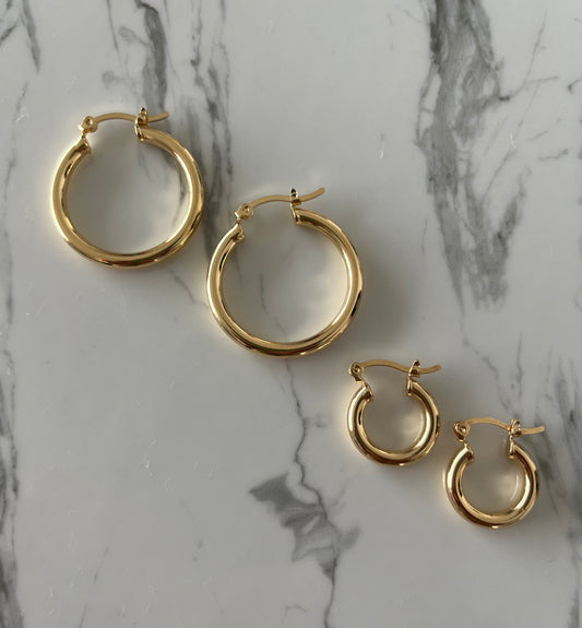 Argollas Paris Bold Oro